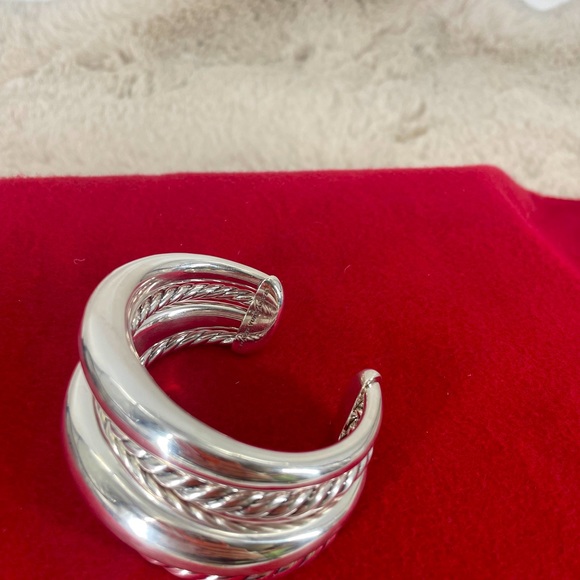 David Yurman Pure Form Four-Row Cuff - Picture 4 of 6